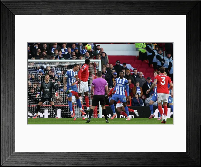 Framed Print : Nottingham Forest v Brighton and Hove Albion Premier League 26NOV25