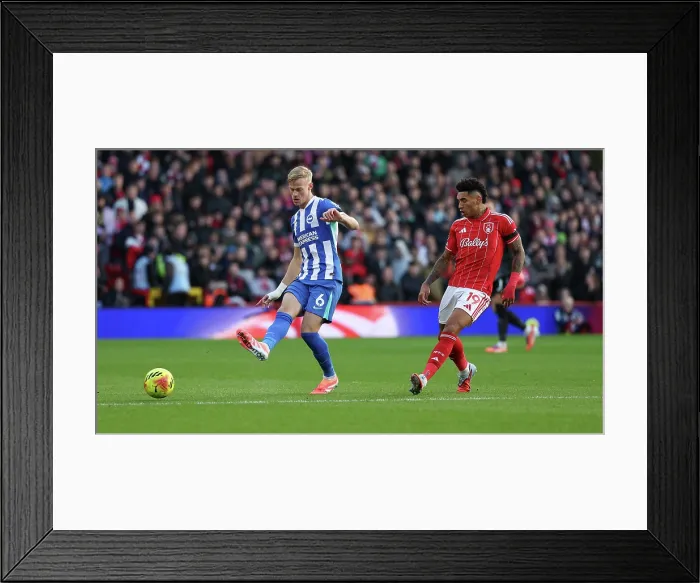 Framed Print : Nottingham Forest v Brighton and Hove Albion Premier League 26NOV25