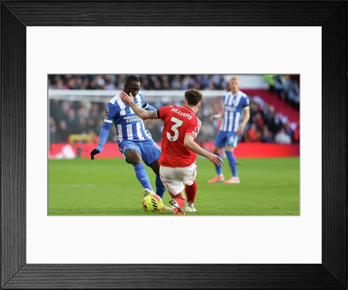 Framed Print : Nottingham Forest v Brighton and Hove Albion Premier League 26NOV25 Framed Print : Nottingham Forest v Brighton and Hove Albion Premier League 26NOV25