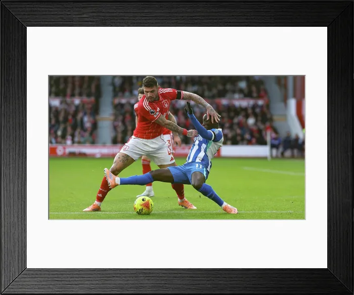 Framed Print : Nottingham Forest v Brighton and Hove Albion Premier League 26NOV25 Framed Print : Nottingham Forest v Brighton and Hove Albion Premier League 26NOV25