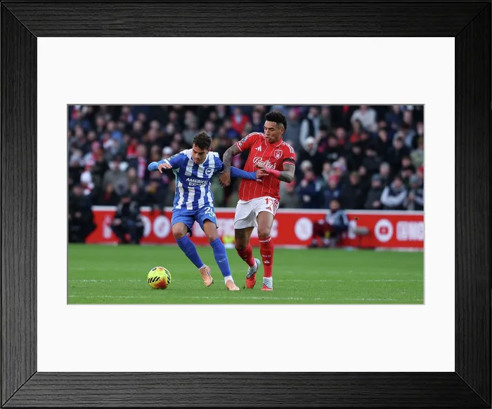 Framed Print : Nottingham Forest v Brighton and Hove Albion Premier League 26NOV25 Framed Print : Nottingham Forest v Brighton and Hove Albion Premier League 26NOV25