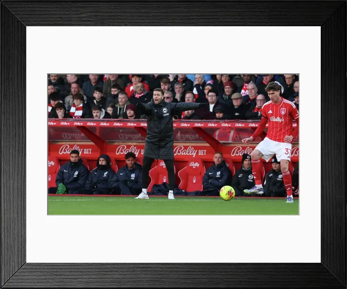 Framed Print : Nottingham Forest v Brighton and Hove Albion Premier League 26NOV25 Framed Print : Nottingham Forest v Brighton and Hove Albion Premier League 26NOV25