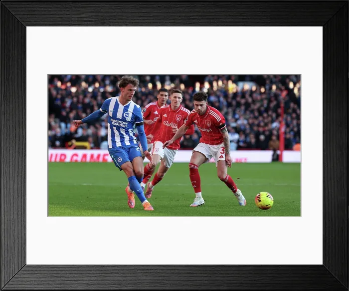 Framed Print : Nottingham Forest v Brighton and Hove Albion Premier League 26NOV25 Framed Print : Nottingham Forest v Brighton and Hove Albion Premier League 26NOV25