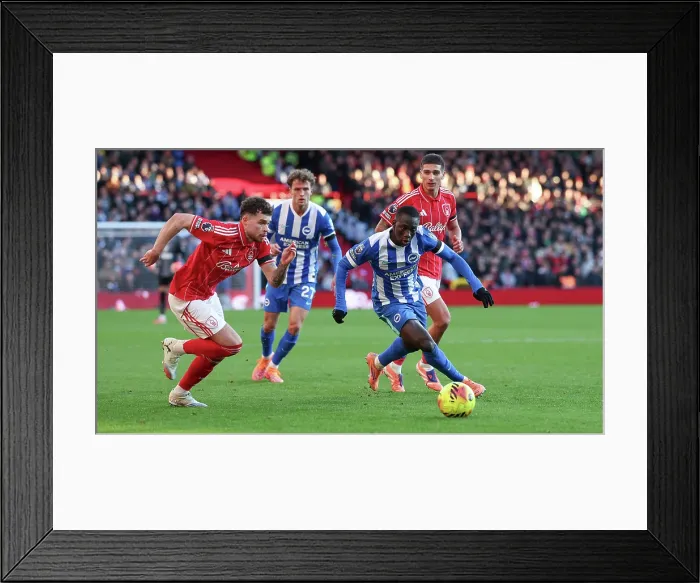 Framed Print : Nottingham Forest v Brighton and Hove Albion Premier League 26NOV25 Framed Print : Nottingham Forest v Brighton and Hove Albion Premier League 26NOV25