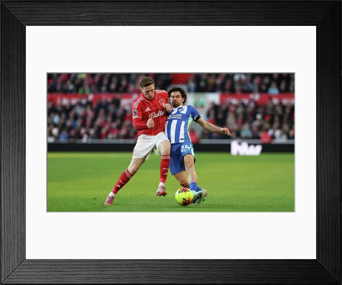 Framed Print : Nottingham Forest v Brighton and Hove Albion Premier League 26NOV25 Framed Print : Nottingham Forest v Brighton and Hove Albion Premier League 26NOV25