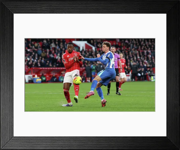 Framed Print : Nottingham Forest v Brighton and Hove Albion Premier League 26NOV25 Framed Print : Nottingham Forest v Brighton and Hove Albion Premier League 26NOV25