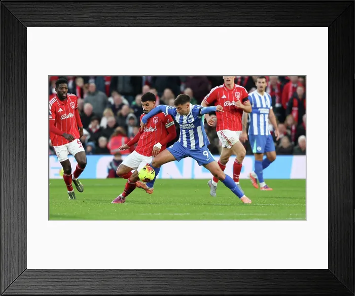 Framed Print : Nottingham Forest v Brighton and Hove Albion Premier League 26NOV25 Framed Print : Nottingham Forest v Brighton and Hove Albion Premier League 26NOV25