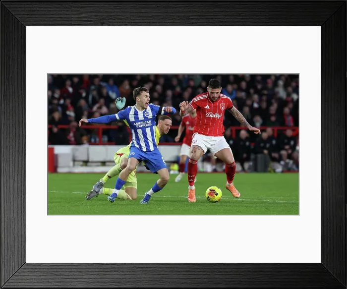 Framed Print : Nottingham Forest v Brighton and Hove Albion Premier League 26NOV25 Framed Print : Nottingham Forest v Brighton and Hove Albion Premier League 26NOV25