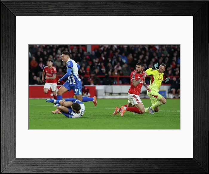 Framed Print : Nottingham Forest v Brighton and Hove Albion Premier League 26NOV25 Framed Print : Nottingham Forest v Brighton and Hove Albion Premier League 26NOV25