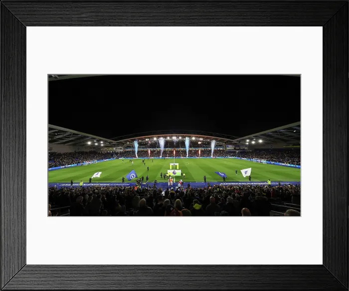 Framed Print : Brighton and Hove Albion v Aston Villa Premier League 03DEC25 Framed Print : Brighton and Hove Albion v Aston Villa Premier League 03DEC25