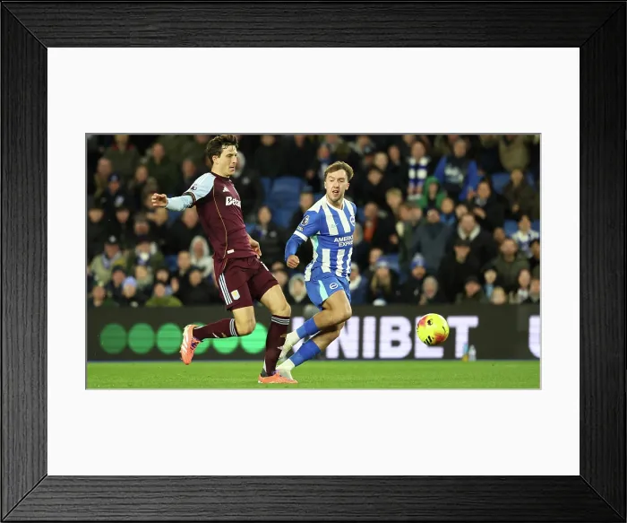 Framed Print : Brighton and Hove Albion v Aston Villa Premier League 03DEC25