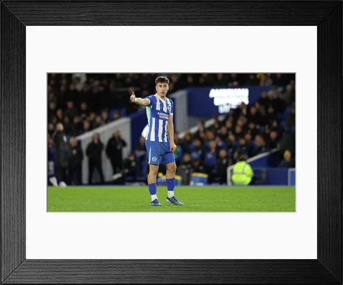 Framed Print : Brighton and Hove Albion v Aston Villa Premier League 03DEC25 Framed Print : Brighton and Hove Albion v Aston Villa Premier League 03DEC25