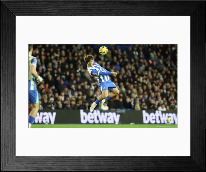 Framed Print : Brighton and Hove Albion v Aston Villa Premier League 03DEC25