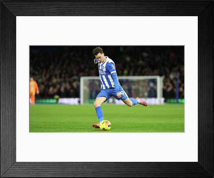 Framed Print : Brighton and Hove Albion v Aston Villa Premier League 03DEC25 Framed Print : Brighton and Hove Albion v Aston Villa Premier League 03DEC25