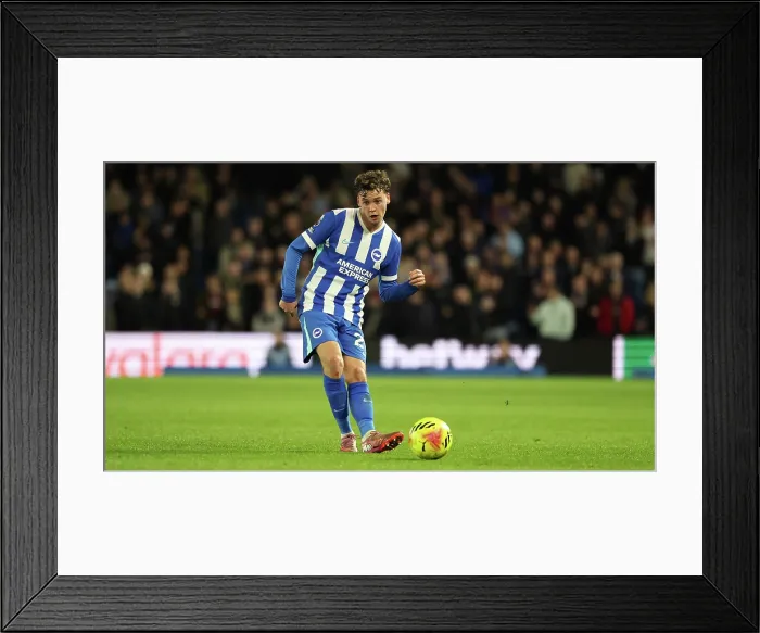 Framed Print : Brighton and Hove Albion v Aston Villa Premier League 03DEC25 Framed Print : Brighton and Hove Albion v Aston Villa Premier League 03DEC25