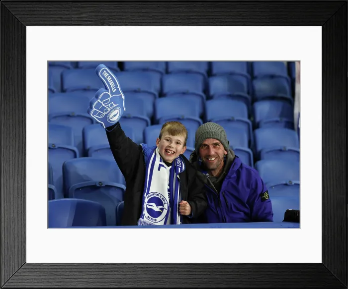 Framed Print : Brighton and Hove Albion v Aston Villa Premier League 03DEC25 Framed Print : Brighton and Hove Albion v Aston Villa Premier League 03DEC25