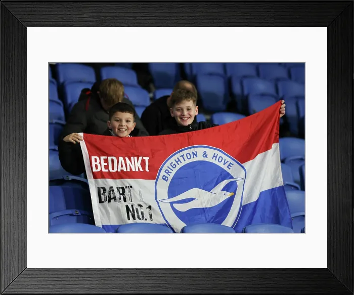 Framed Print : Brighton and Hove Albion v Aston Villa Premier League 03DEC25 Framed Print : Brighton and Hove Albion v Aston Villa Premier League 03DEC25