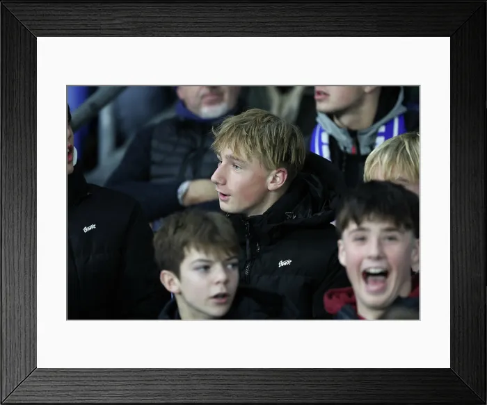 Framed Print : Brighton and Hove Albion v Aston Villa Premier League 03DEC25 Framed Print : Brighton and Hove Albion v Aston Villa Premier League 03DEC25