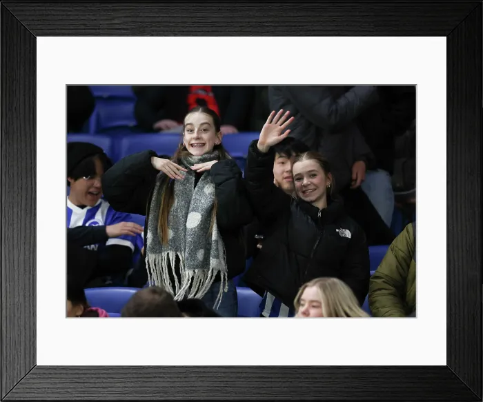 Framed Print : Brighton and Hove Albion v Aston Villa Premier League 03DEC25 Framed Print : Brighton and Hove Albion v Aston Villa Premier League 03DEC25