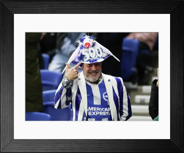 Framed Print : Brighton and Hove Albion v Aston Villa Premier League 03DEC25 Framed Print : Brighton and Hove Albion v Aston Villa Premier League 03DEC25