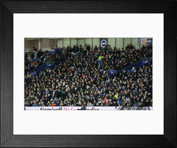 Framed Print : Brighton and Hove Albion v Aston Villa Premier League 03DEC25 Framed Print : Brighton and Hove Albion v Aston Villa Premier League 03DEC25