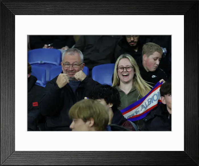 Framed Print : Brighton and Hove Albion v Aston Villa Premier League 03DEC25 Framed Print : Brighton and Hove Albion v Aston Villa Premier League 03DEC25