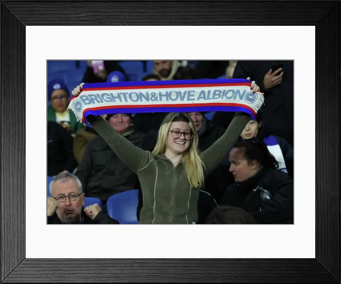 Framed Print : Brighton and Hove Albion v Aston Villa Premier League 03DEC25 Framed Print : Brighton and Hove Albion v Aston Villa Premier League 03DEC25