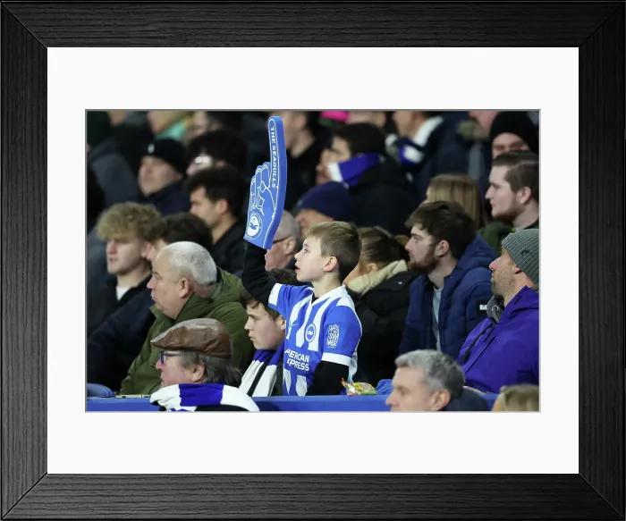Framed Print : Brighton and Hove Albion v Aston Villa Premier League 03DEC25 Framed Print : Brighton and Hove Albion v Aston Villa Premier League 03DEC25