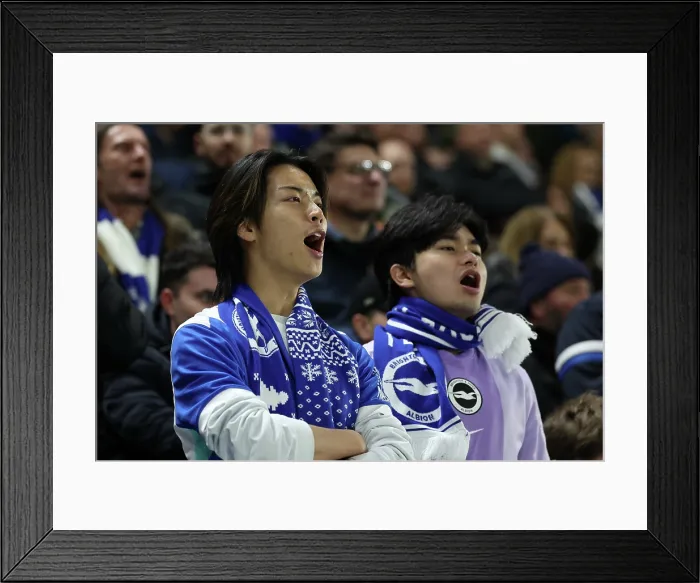 Framed Print : Brighton and Hove Albion v Aston Villa Premier League 03DEC25 Framed Print : Brighton and Hove Albion v Aston Villa Premier League 03DEC25