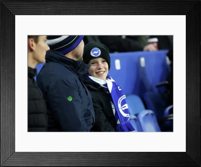 Framed Print : Brighton and Hove Albion v Aston Villa Premier League 03DEC25