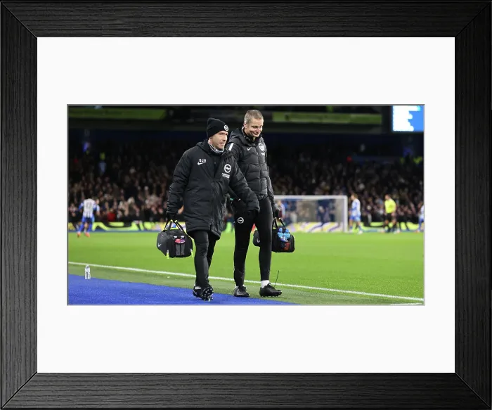Framed Print : Brighton and Hove Albion v Aston Villa Premier League 03DEC25