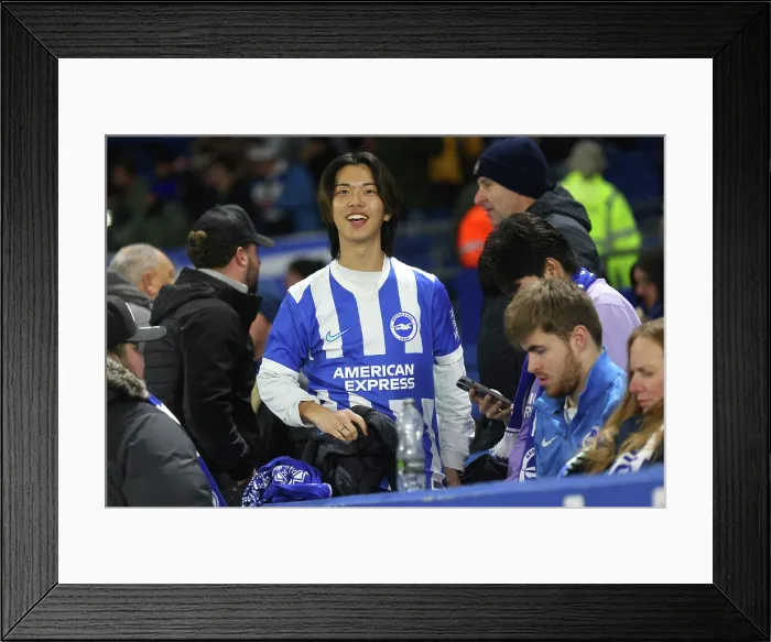 Framed Print : Brighton and Hove Albion v Aston Villa Premier League 03DEC25
