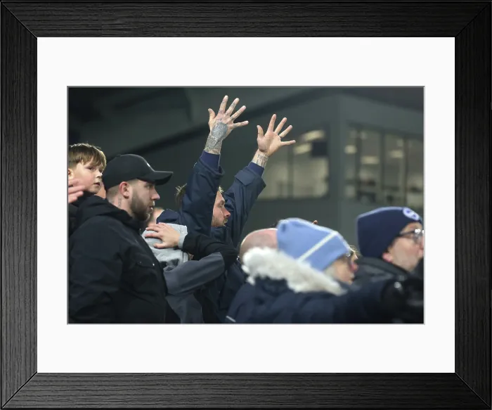 Framed Print : Brighton and Hove Albion v Aston Villa Premier League 03DEC25