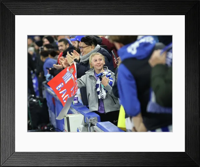 Framed Print : Brighton and Hove Albion v Aston Villa Premier League 03DEC25