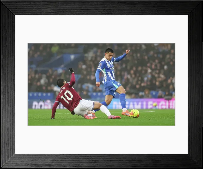 Framed Print : Brighton and Hove Albion v West Ham United Premier League 07DEC25