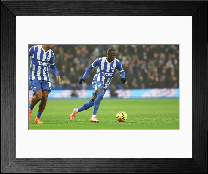 Framed Print : Brighton and Hove Albion v West Ham United Premier League 07DEC25 Framed Print : Brighton and Hove Albion v West Ham United Premier League 07DEC25