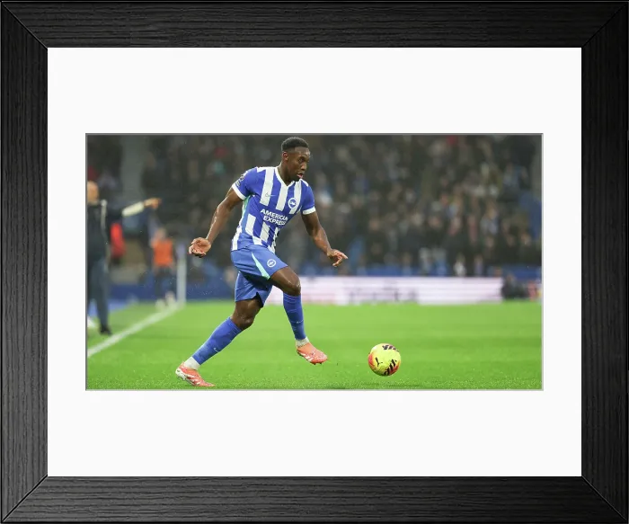 Framed Print : Brighton and Hove Albion v West Ham United Premier League 07DEC25 Framed Print : Brighton and Hove Albion v West Ham United Premier League 07DEC25
