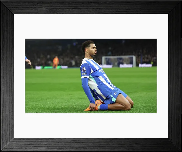 Framed Print : Brighton and Hove Albion v West Ham United Premier League 07DEC25 Framed Print : Brighton and Hove Albion v West Ham United Premier League 07DEC25