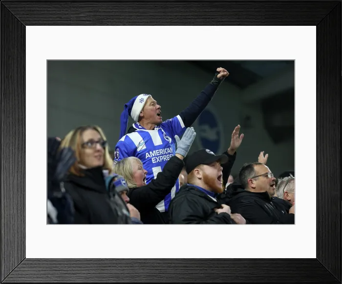 Framed Print : Brighton and Hove Albion v West Ham United Premier League 07DEC25 Framed Print : Brighton and Hove Albion v West Ham United Premier League 07DEC25