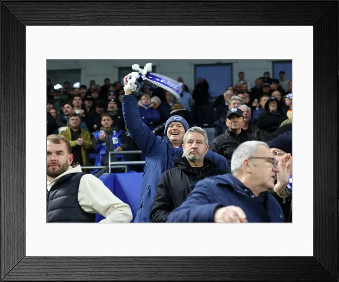 Framed Print : Brighton and Hove Albion v West Ham United Premier League 07DEC25 Framed Print : Brighton and Hove Albion v West Ham United Premier League 07DEC25