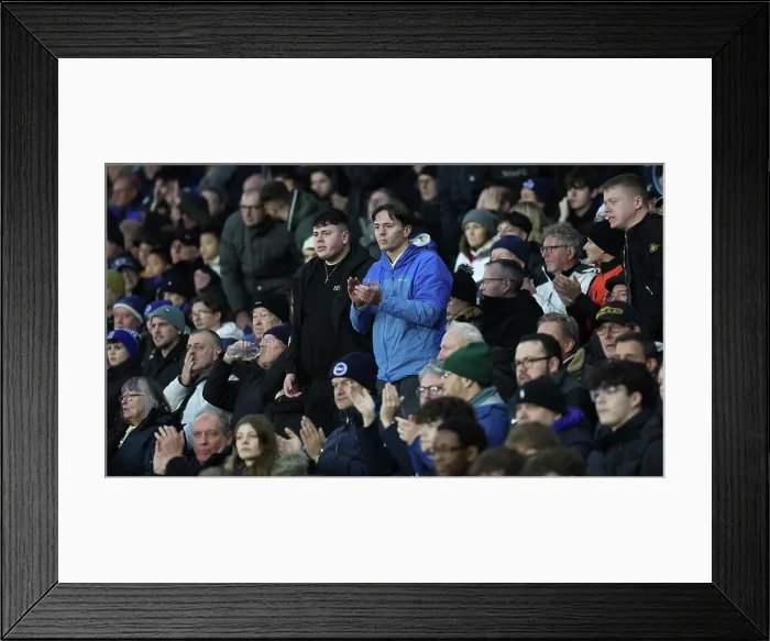Framed Print : Brighton and Hove Albion v West Ham United Premier League 07DEC25 Framed Print : Brighton and Hove Albion v West Ham United Premier League 07DEC25
