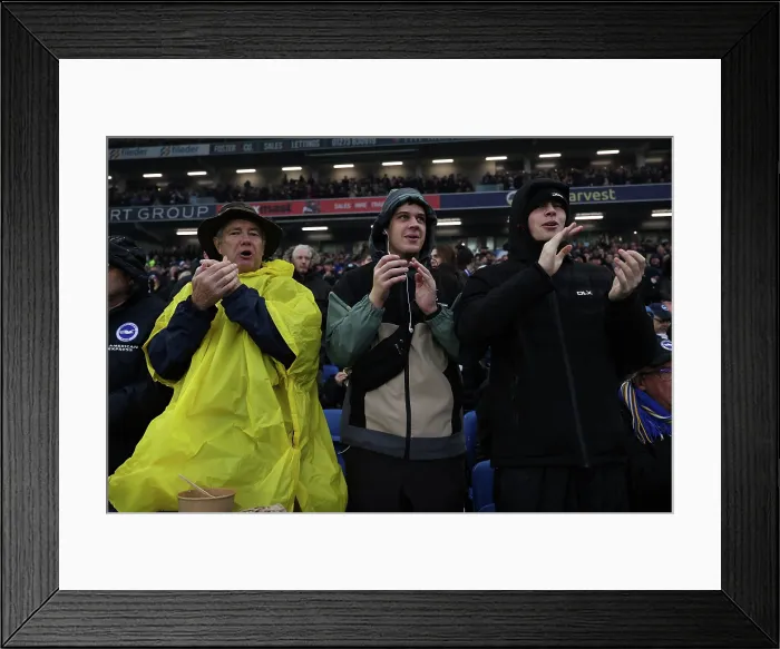 Framed Print : Brighton and Hove Albion v West Ham United Premier League 07DEC25 Framed Print : Brighton and Hove Albion v West Ham United Premier League 07DEC25