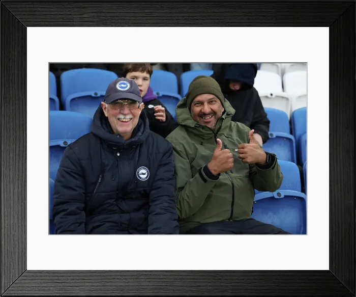 Framed Print : Brighton and Hove Albion v West Ham United Premier League 07DEC25