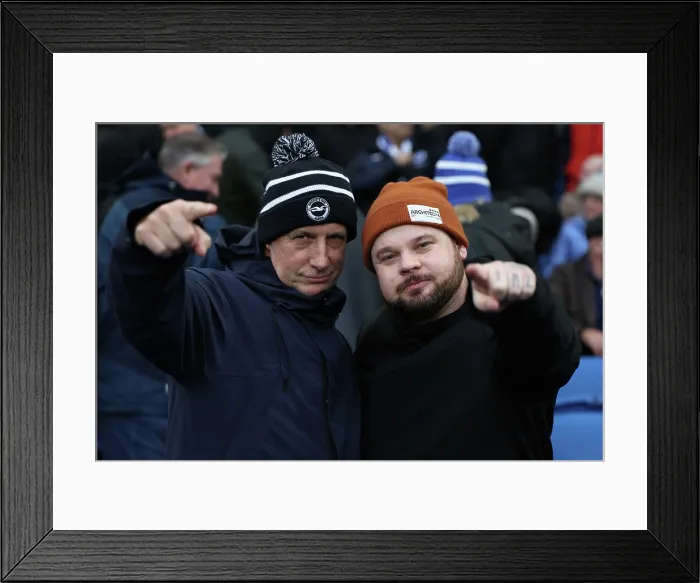 Framed Print : Brighton and Hove Albion v West Ham United Premier League 07DEC25