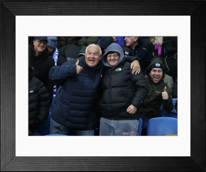 Framed Print : Brighton and Hove Albion v West Ham United Premier League 07DEC25