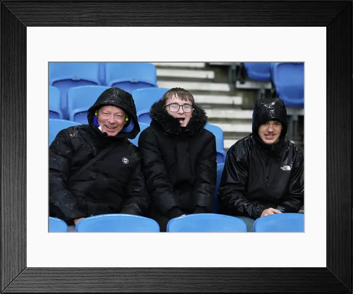 Framed Print : Brighton and Hove Albion v West Ham United Premier League 07DEC25