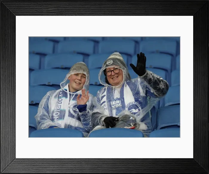 Framed Print : Brighton and Hove Albion v West Ham United Premier League 07DEC25