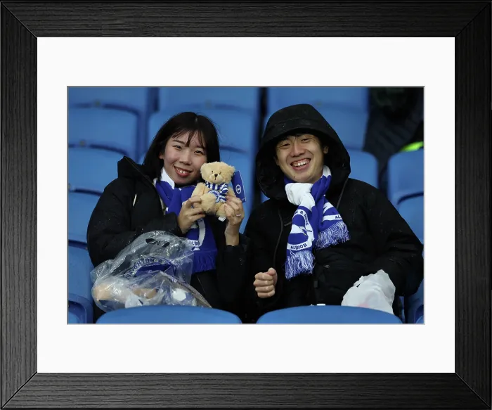 Framed Print : Brighton and Hove Albion v West Ham United Premier League 07DEC25
