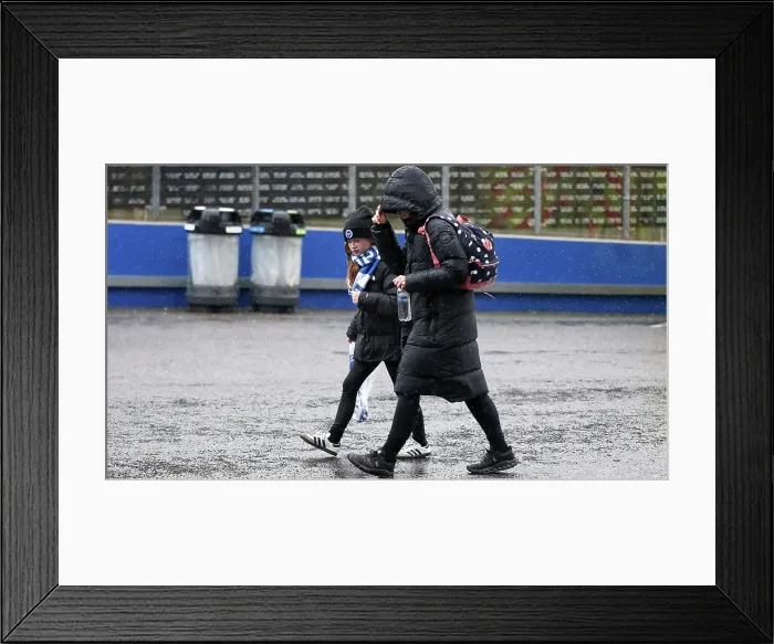Framed Print : Brighton and Hove Albion v West Ham United Premier League 07DEC25