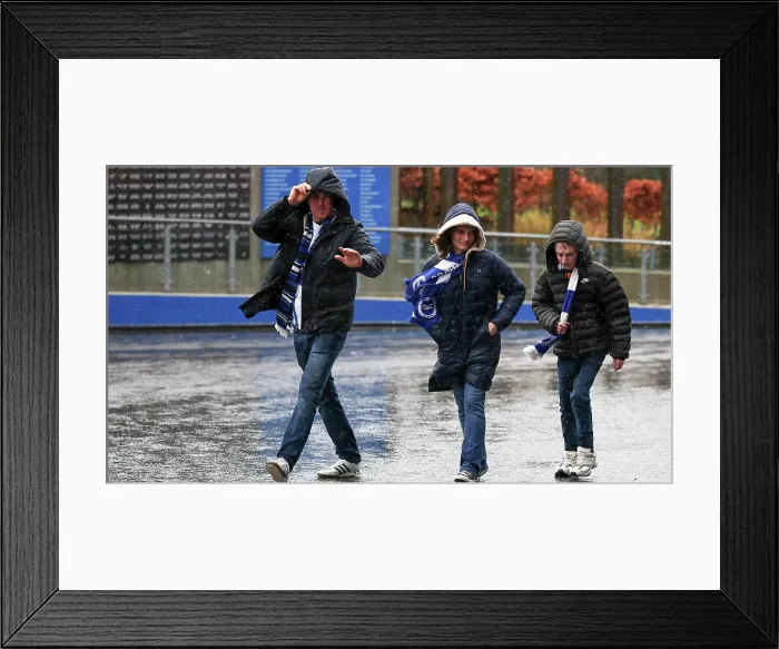 Framed Print : Brighton and Hove Albion v West Ham United Premier League 07DEC25